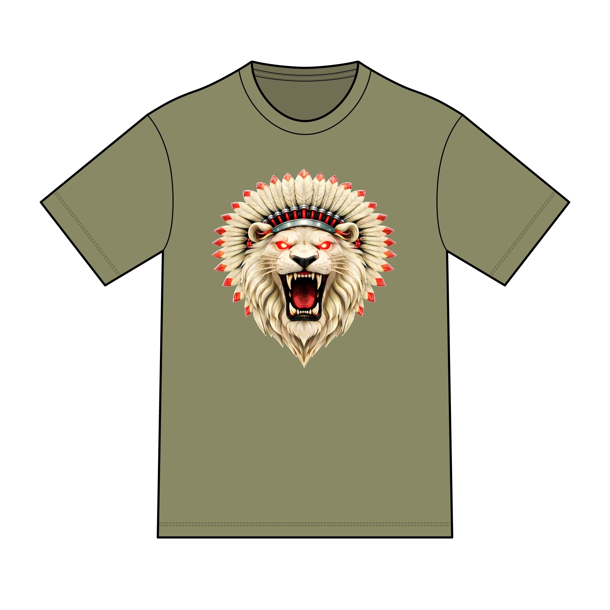 magic warpaint 24 shirt - native lion