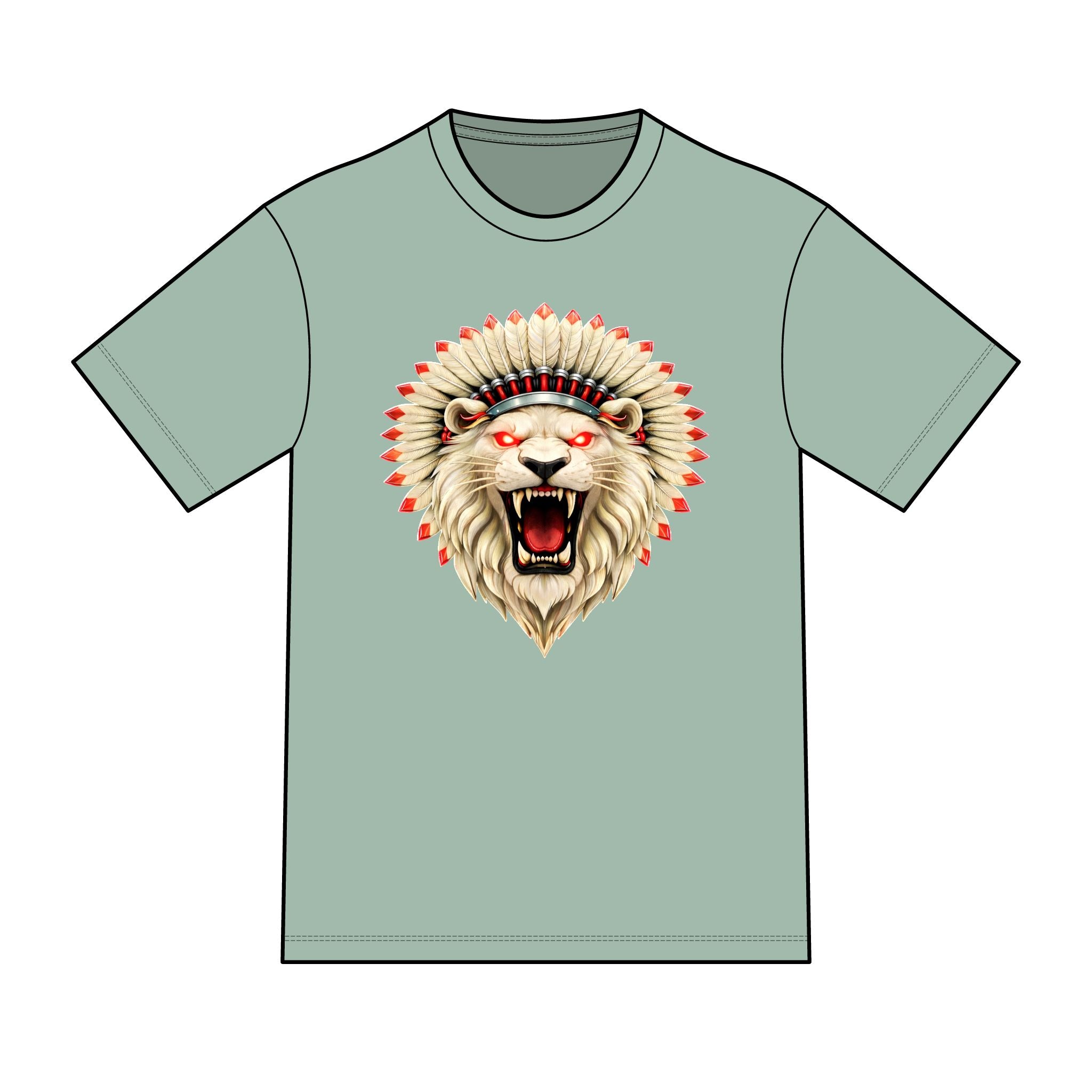 magic warpaint 24 shirt - native lion