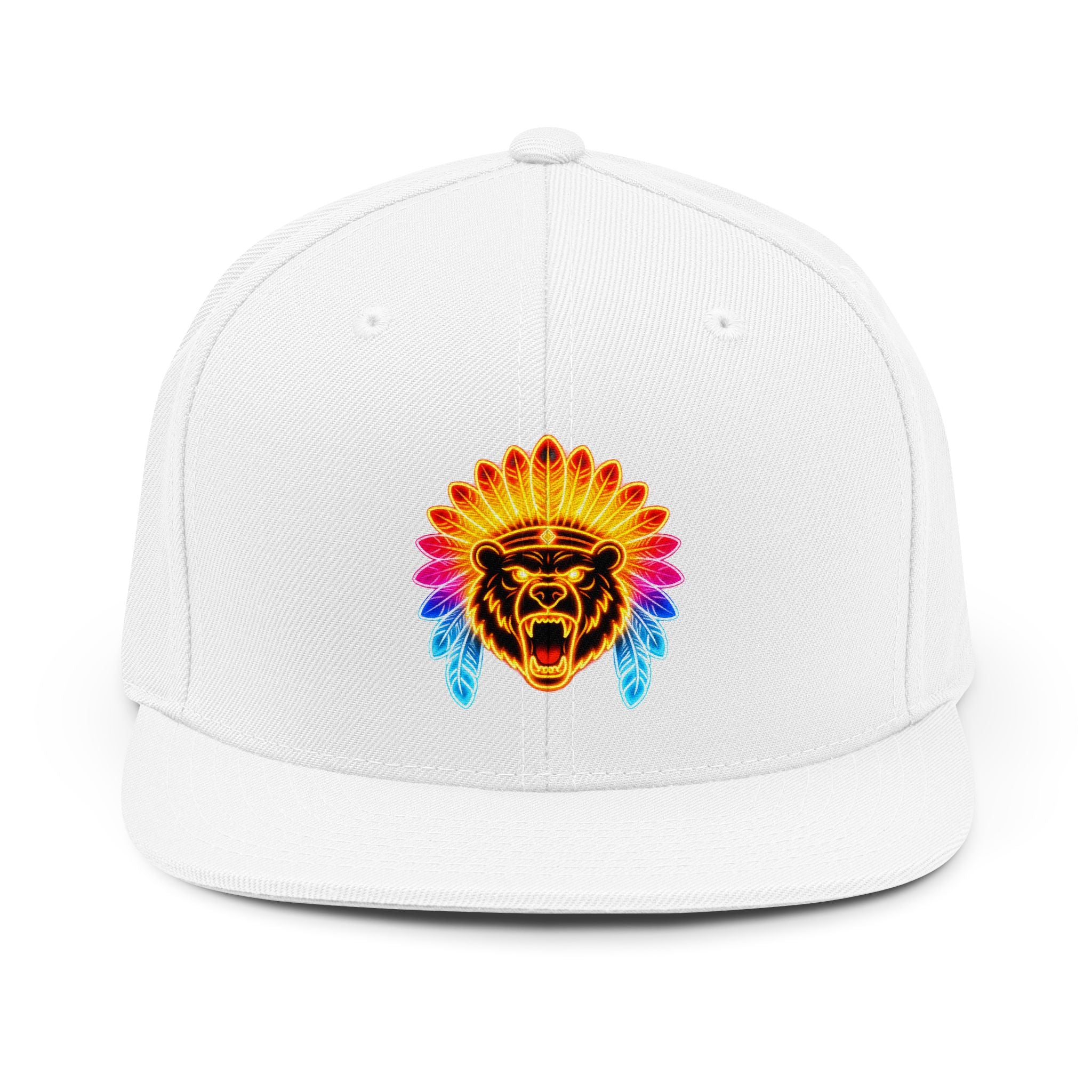 magic warpaint 30 hat - neon native bear snapback