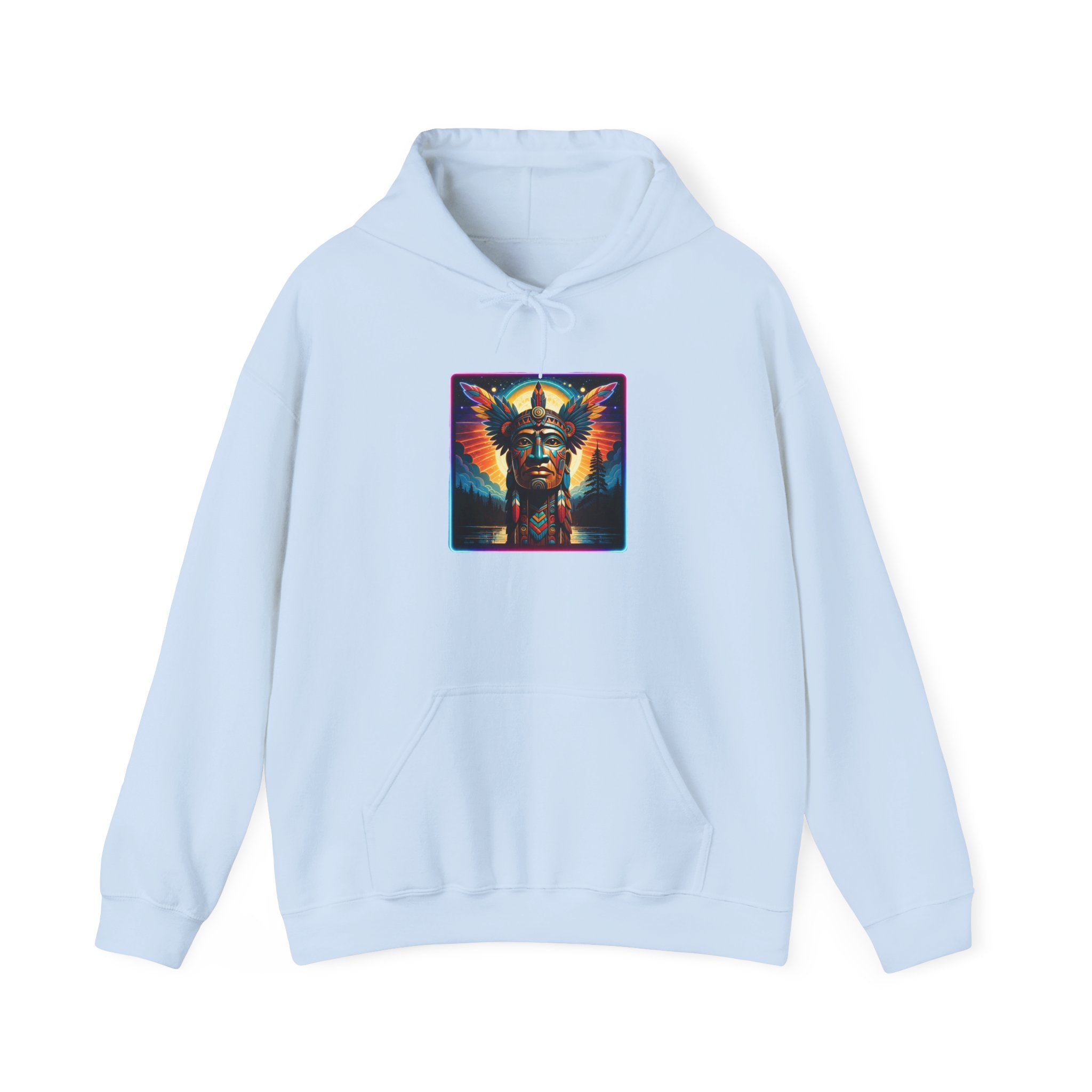 magic warpaint 16 hoodie - native wooden chief