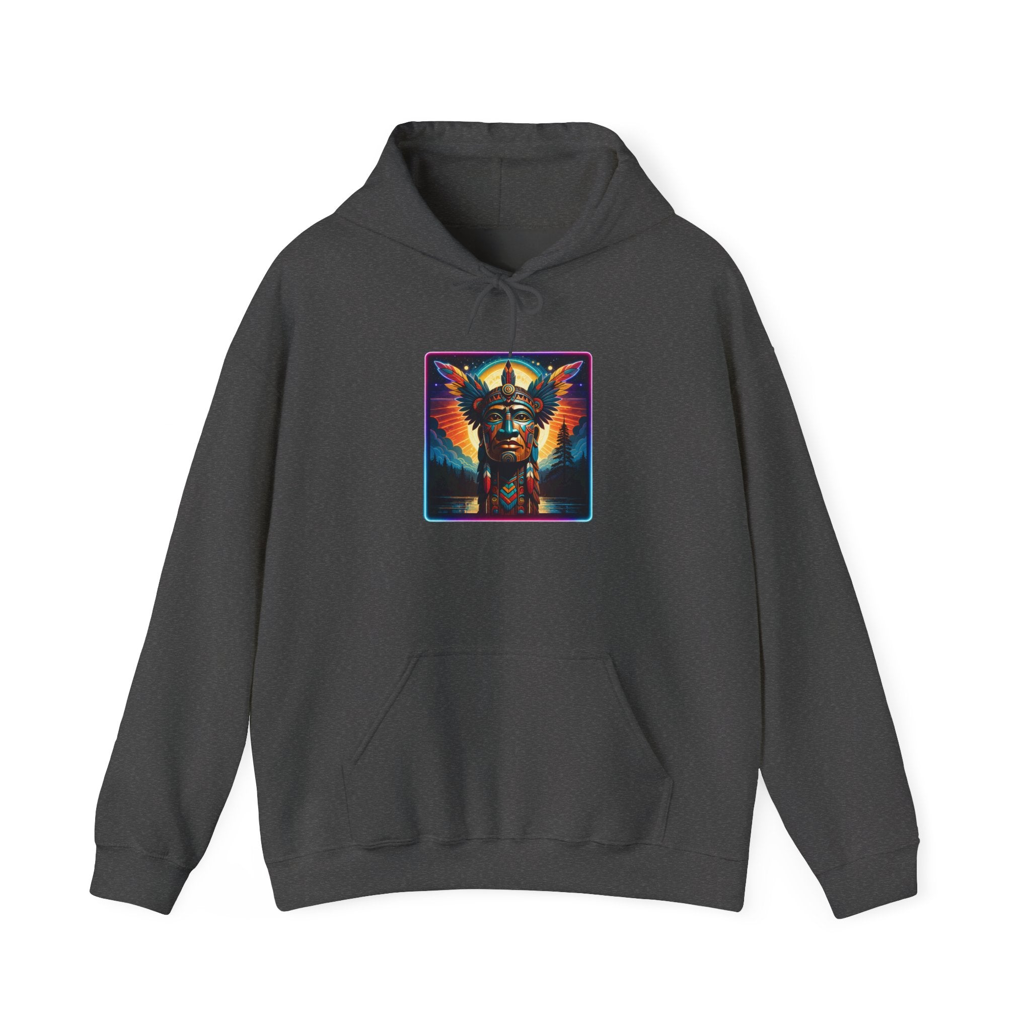 magic warpaint 16 hoodie - native wooden chief