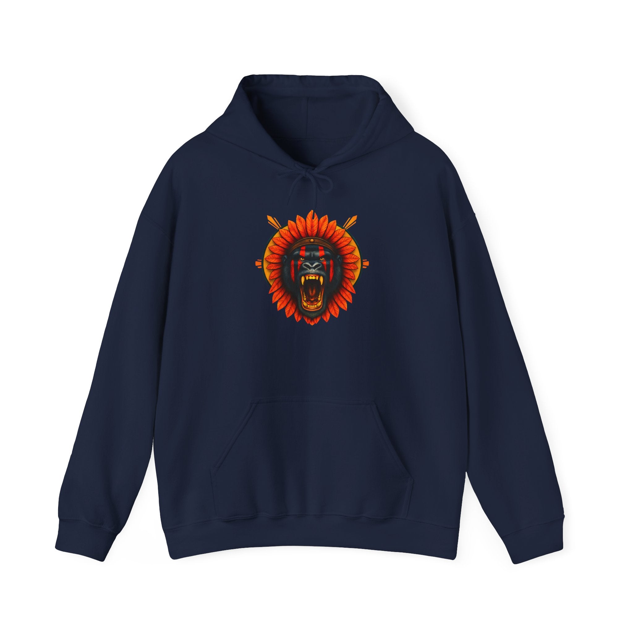 magic warpaint 12 hoodie - tribal gorilla sun rays