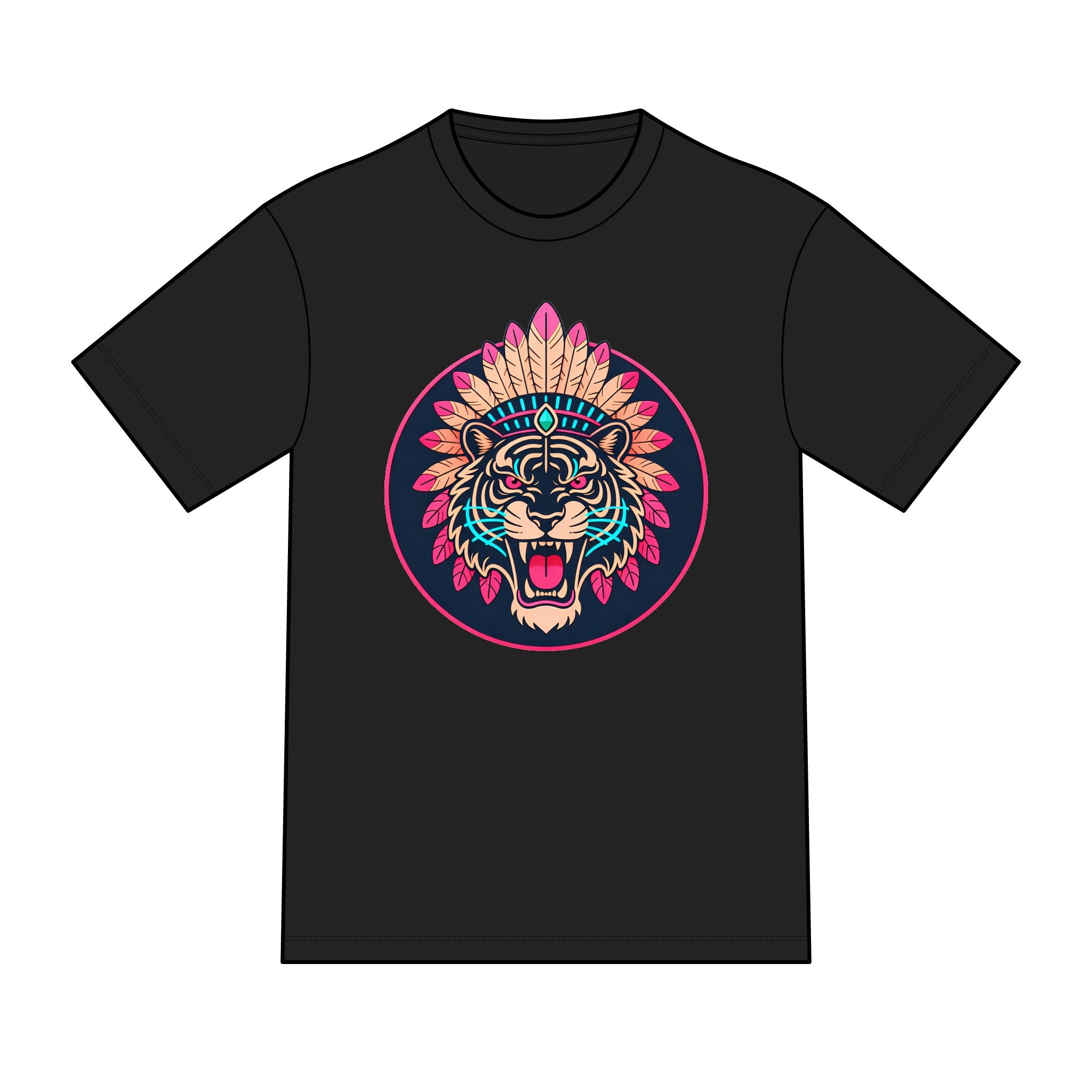 magic warpaint 25 shirt - native traditional tiger