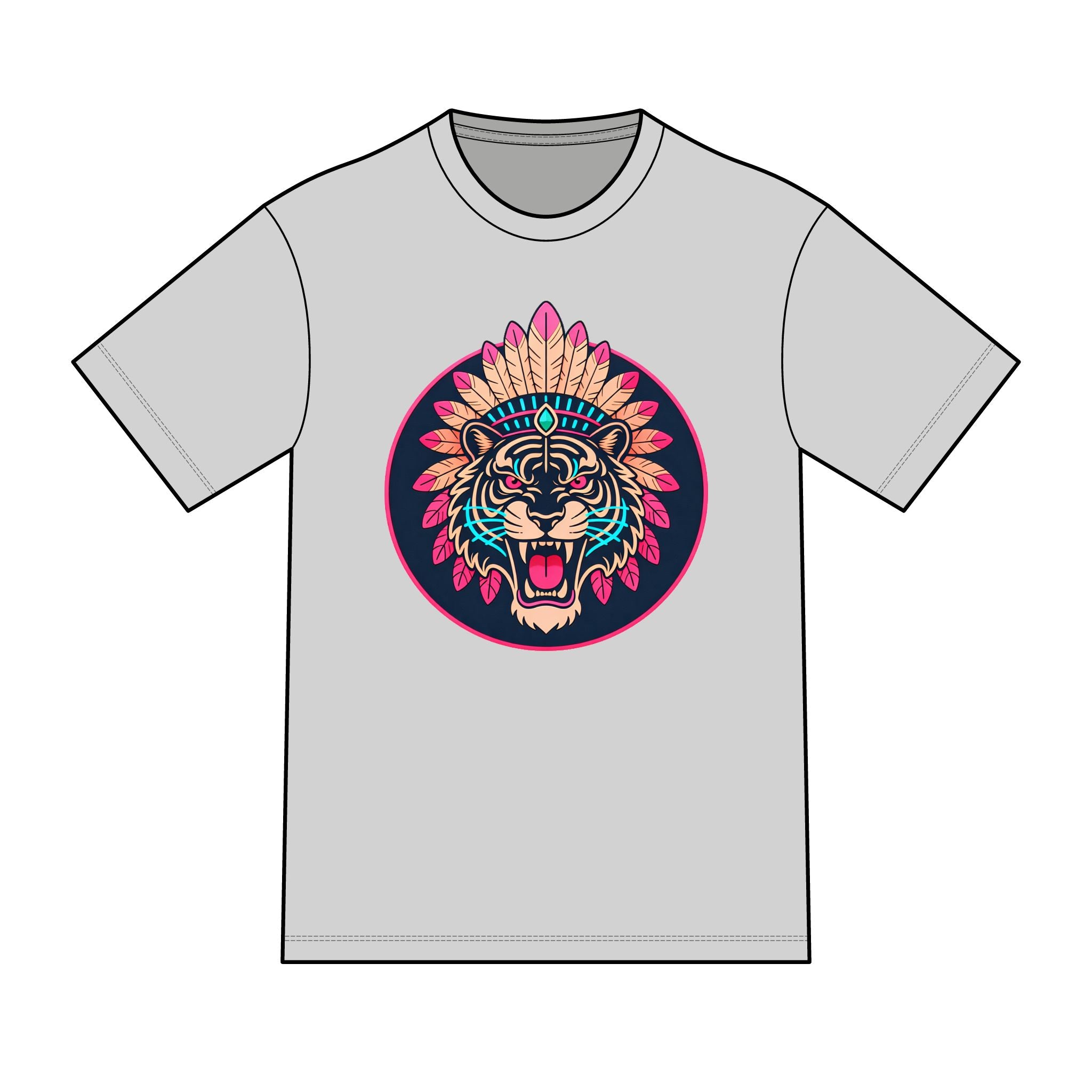 magic warpaint 25 shirt - native traditional tiger