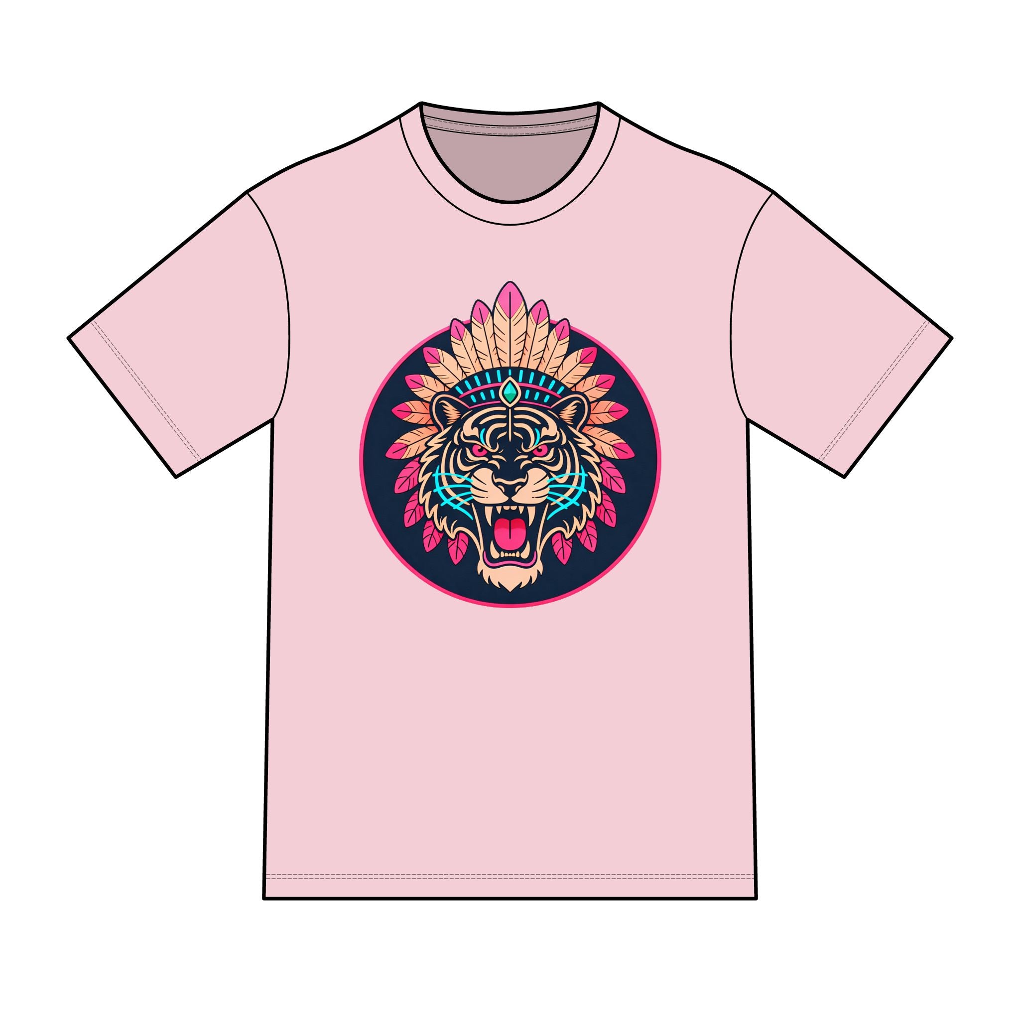 magic warpaint 25 shirt - native traditional tiger