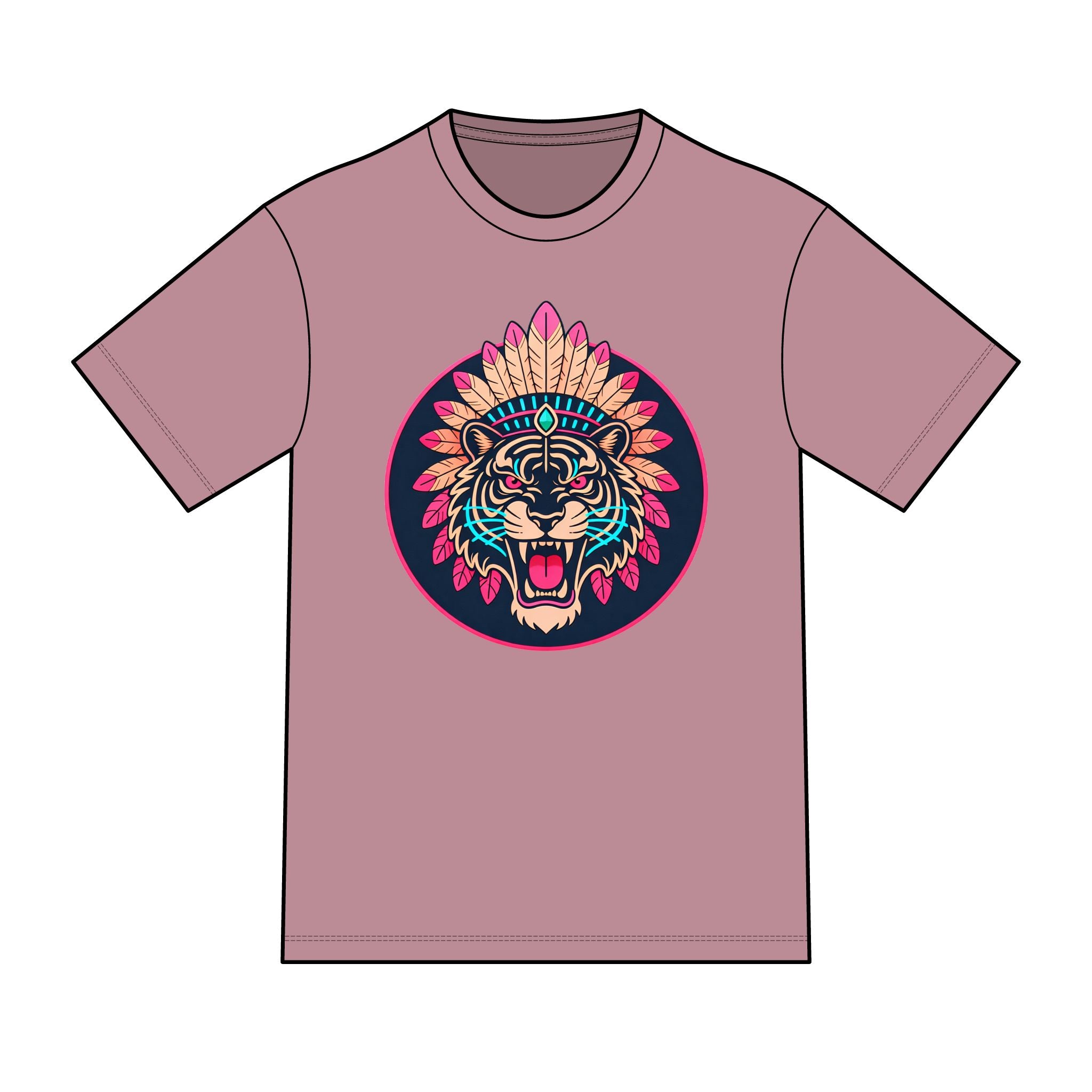 magic warpaint 25 shirt - native traditional tiger