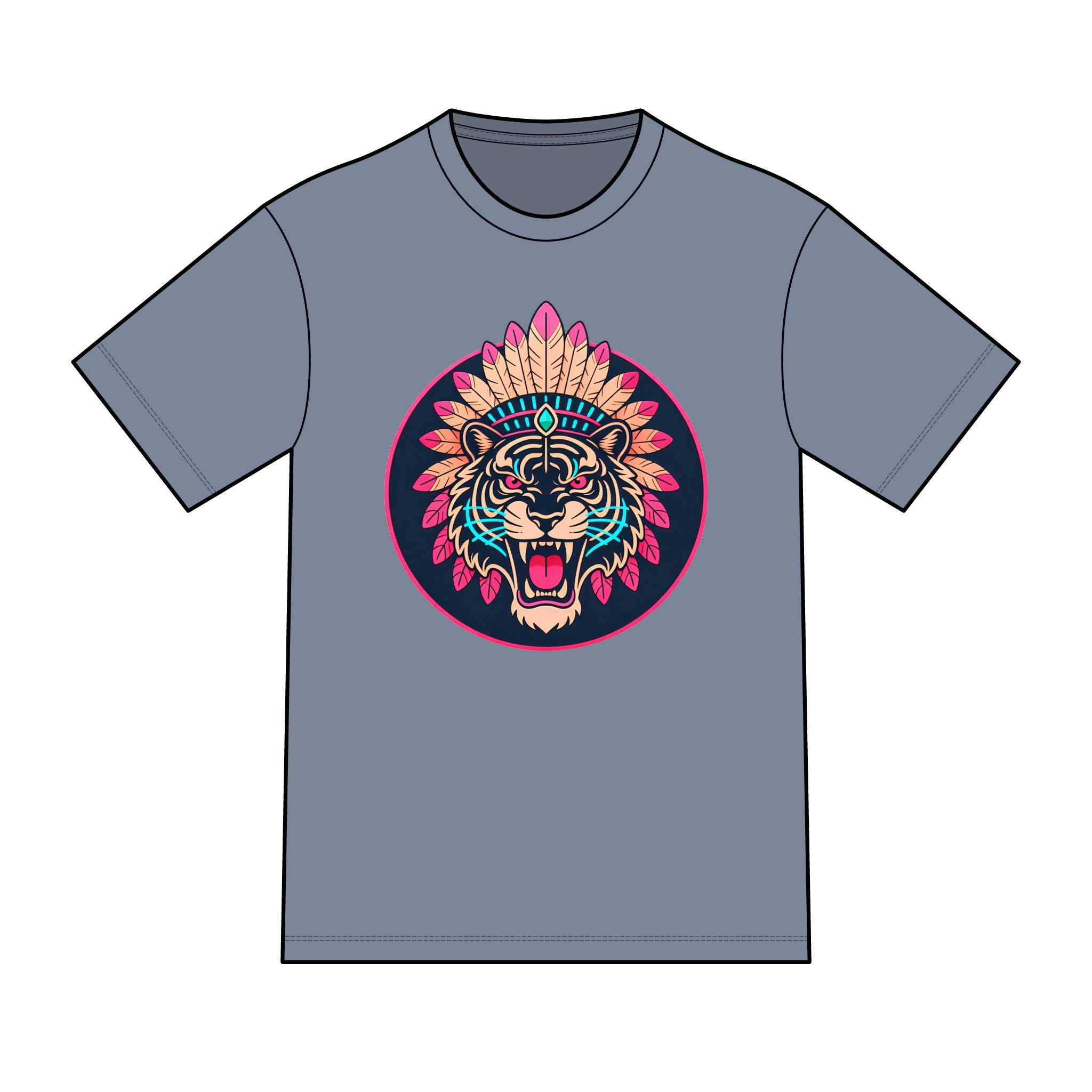 magic warpaint 25 shirt - native traditional tiger