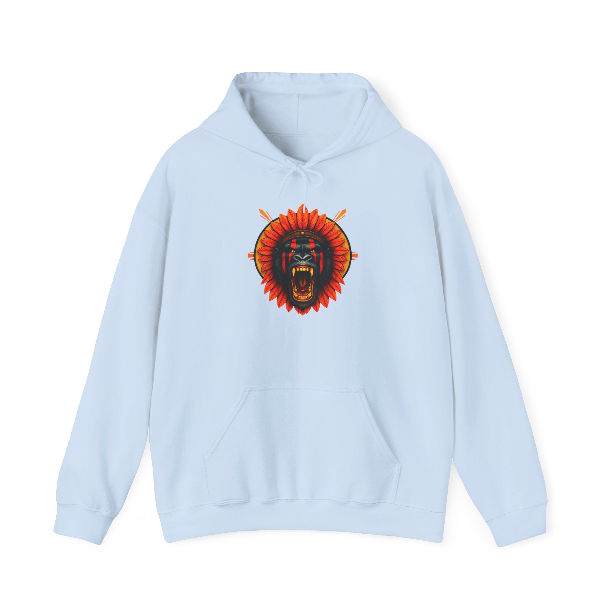 magic warpaint 12 hoodie - tribal gorilla sun rays