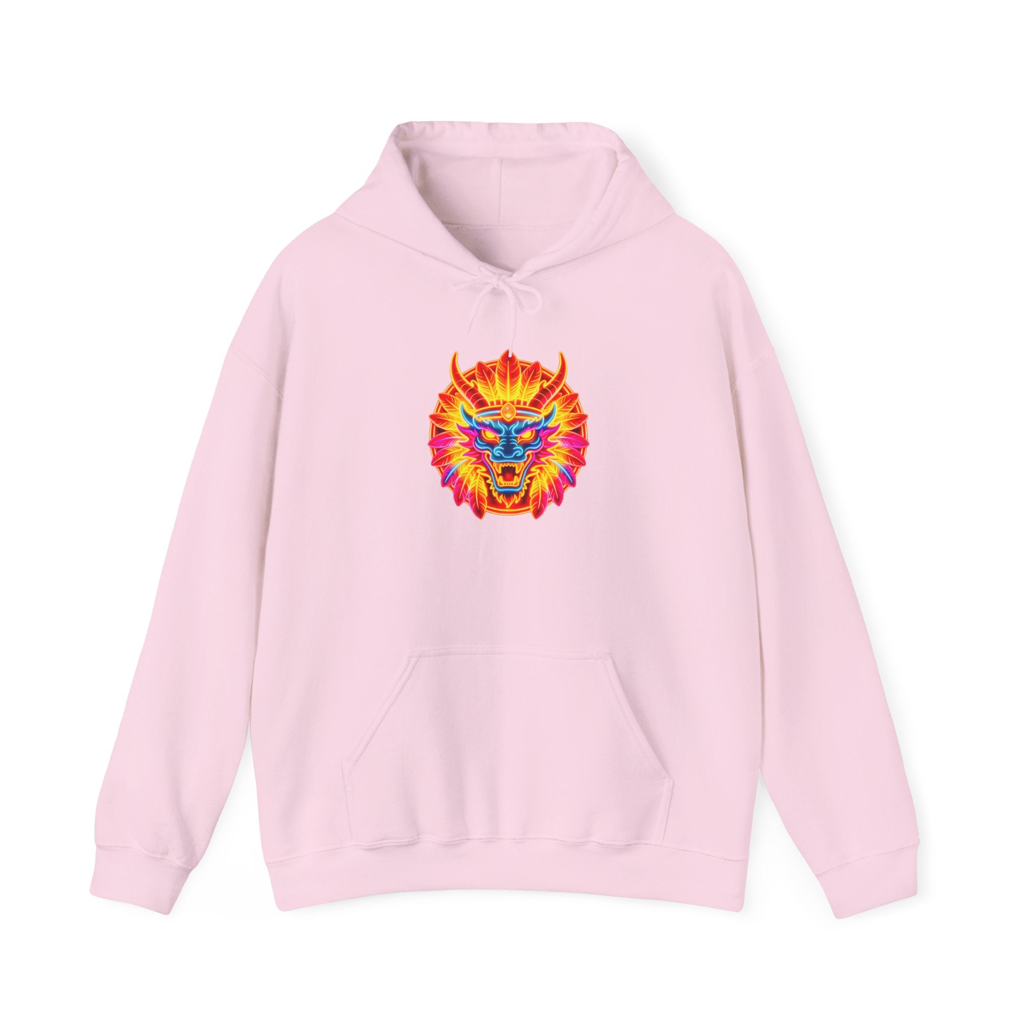 magic warpaint 02 hoodie - Psychedelic neon dragon