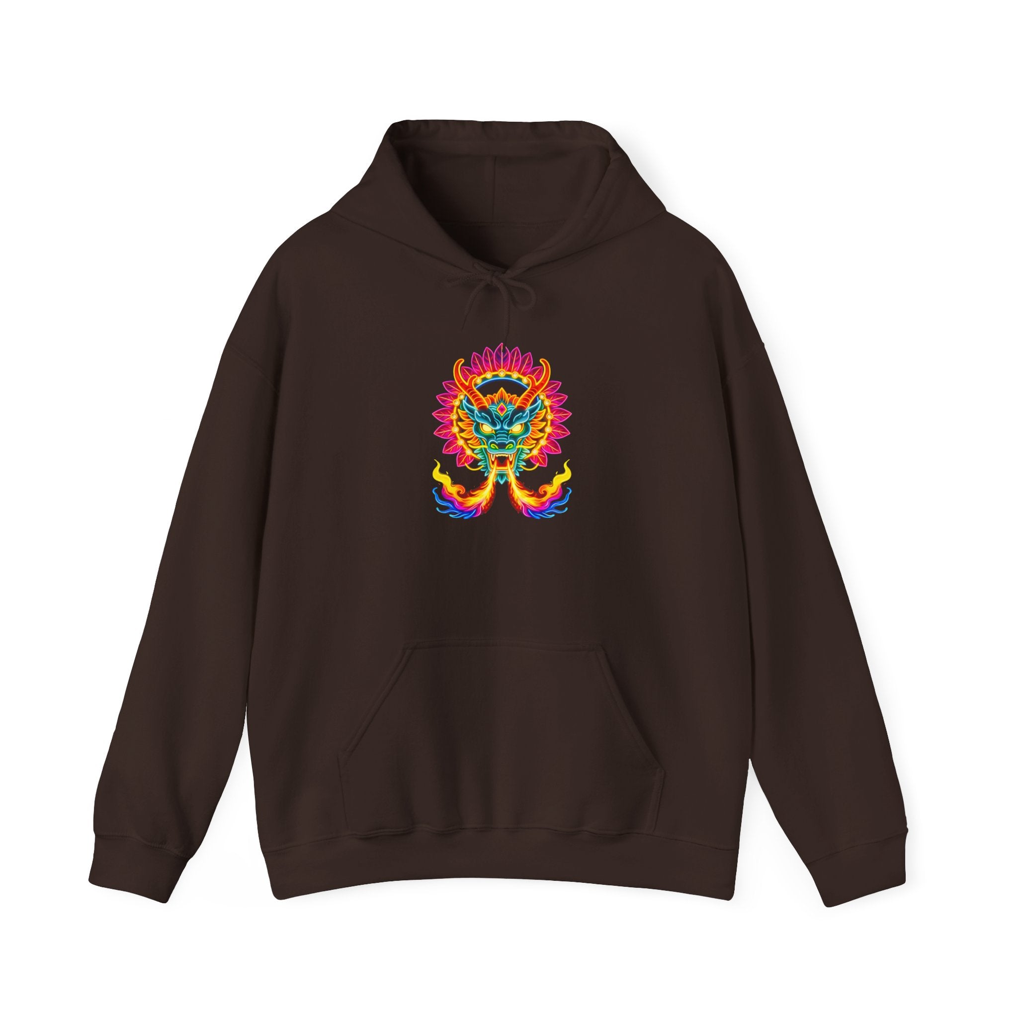 magic warpaint 26 hoodie - neon native dragon