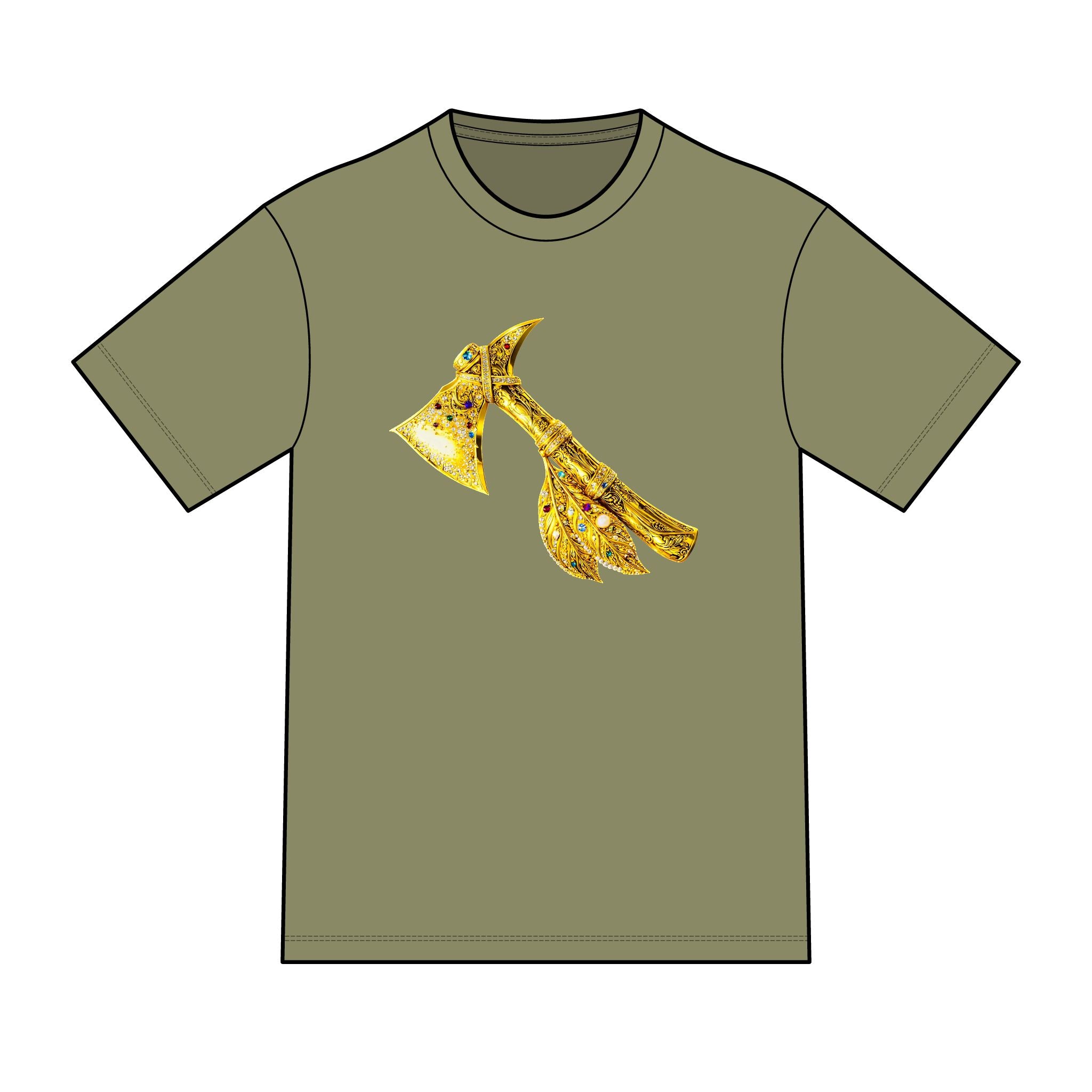magic warpaint 21 shirt - Gold Tomahawk